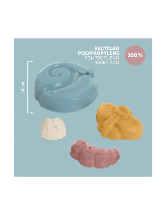 ECO Set de 4 Moldes de Arena Warm