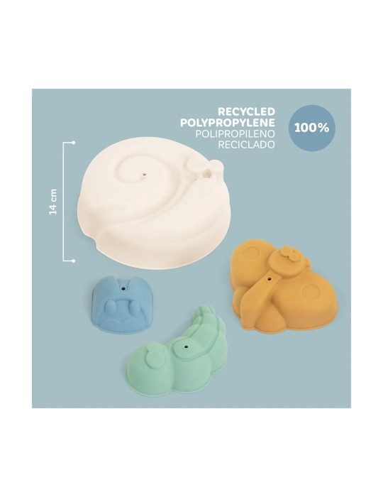 ECO Set de 4 Moldes de Arena Cool