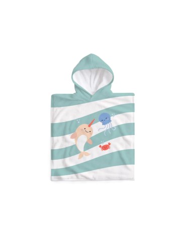 Poncho Toalla de Algodón para Niños