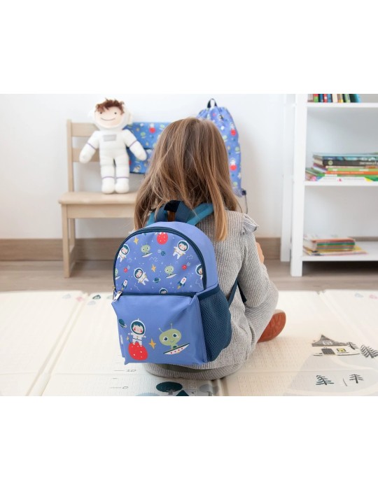 Mochila Azul 24x21cm
