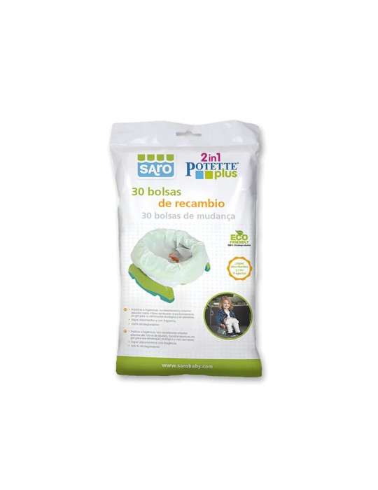 Bolsas Potette Plus de Recambio para el Orinal