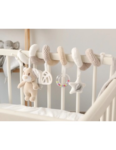 Peluche Espiral Osito Beige
