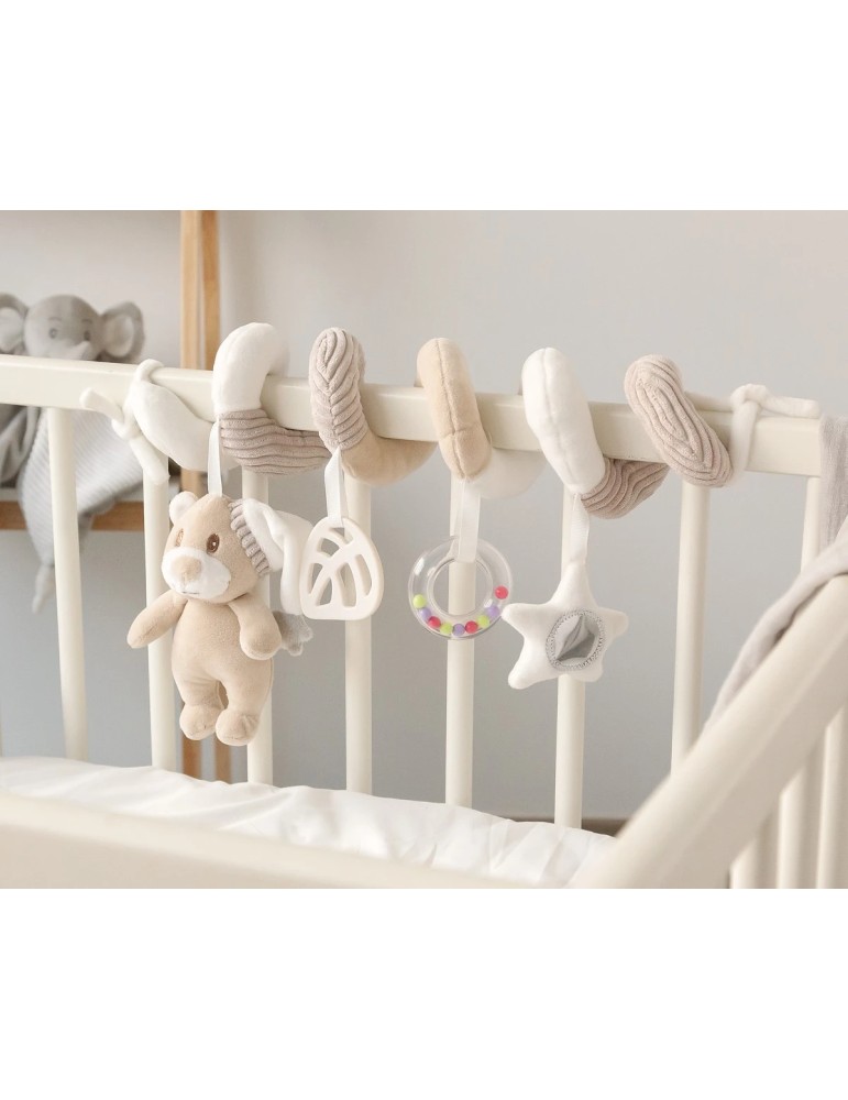 Peluche Espiral Osito Beige