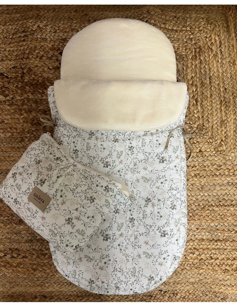 Saco Capazo Arthemisa con Pelo Crema