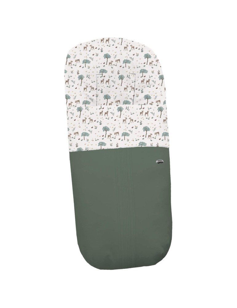 Saco Recto Invierno Bambi Verde Pelo