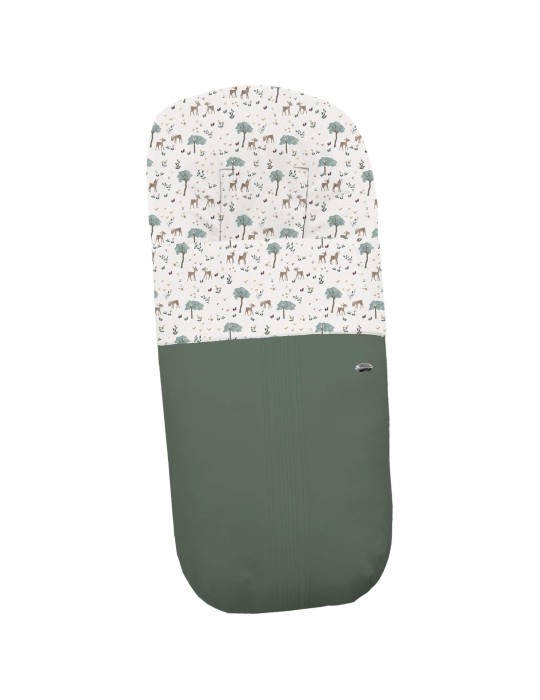 Saco Recto Invierno Bambi Verde Pelo