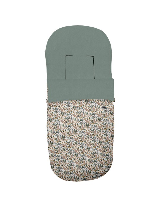 Saco Recto Invierno Daren Verde Pelo