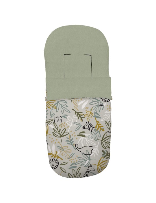Saco Recto Invierno Marco Verde Pelo