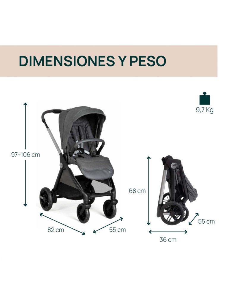 Dúo Bellagio y Capazo Flexi