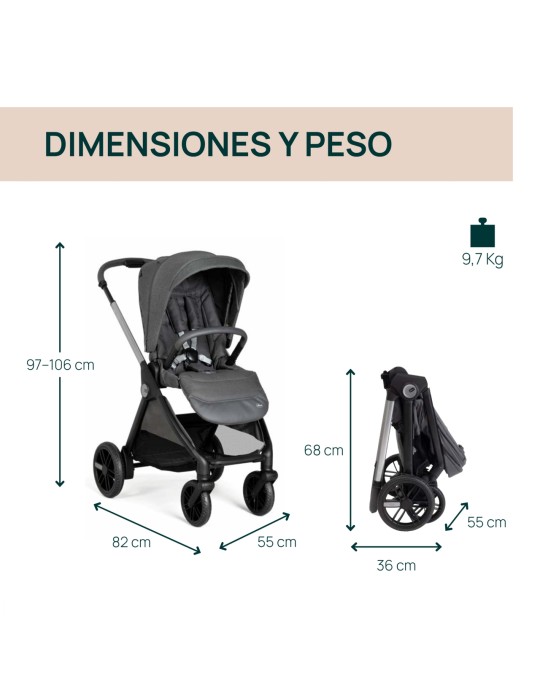 Dúo Bellagio y Capazo Flexi