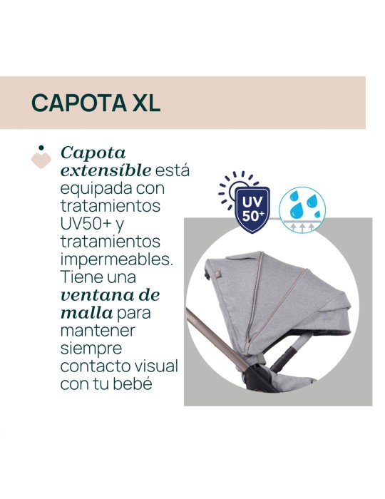 Dúo Bellagio y Capazo Flexi