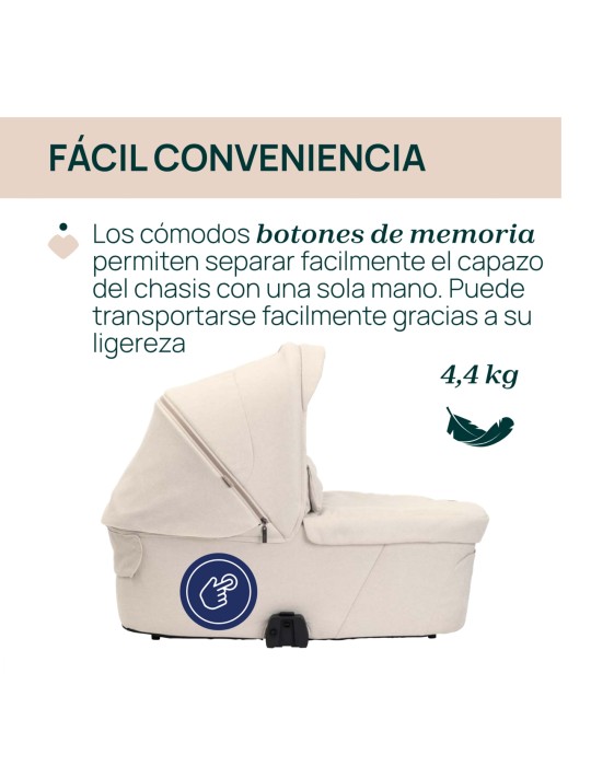 Dúo Bellagio y Capazo Flexi