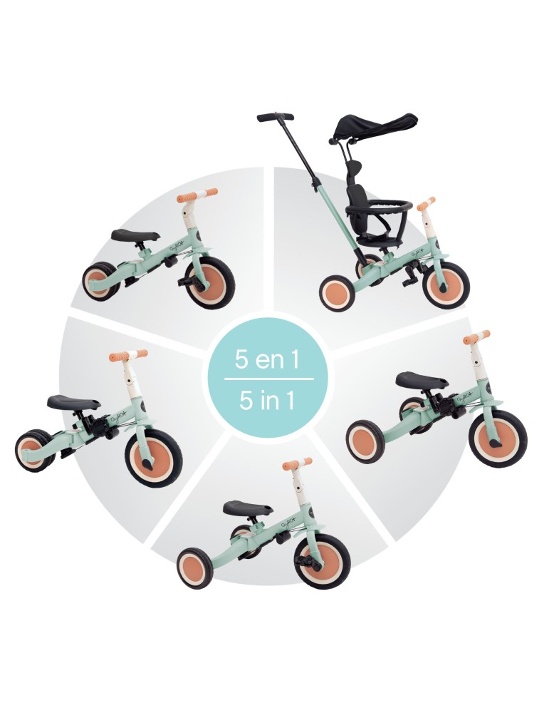 Triciclo Multifunción Gyro + Barrera Protectora