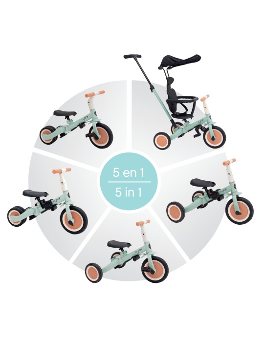 Triciclo Multifunción Gyro + Barrera Protectora