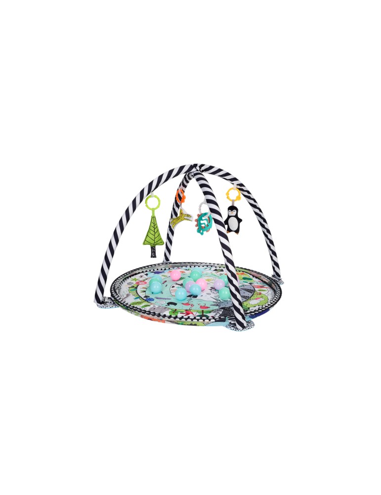 Alfombra Juego con 30 Bolas Animals World