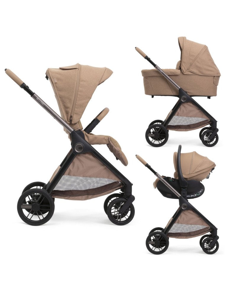 Trío Bellagio con Capazo Flexi y Grupo 0 Recline + Regalo Soporte Lullaglide