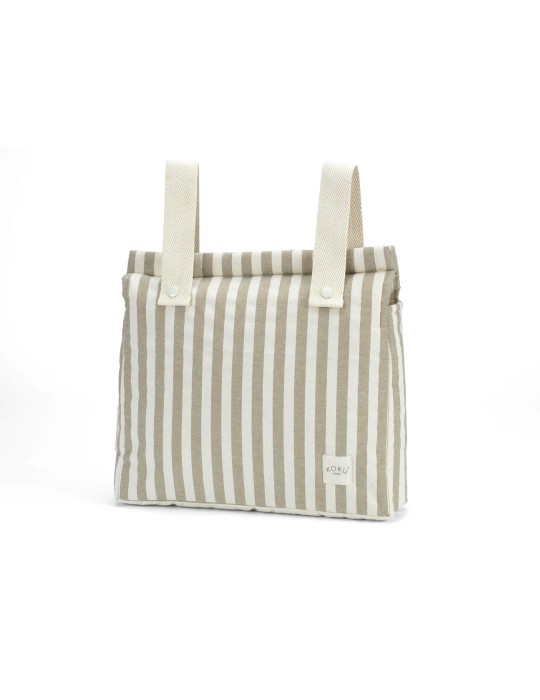 Bolso Panera Stripe Topo 30x34
