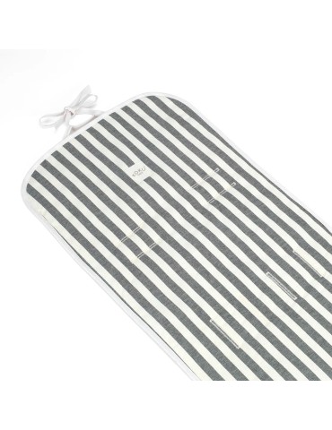 Colchoneta Paseo Stripe Gris 85x35 2