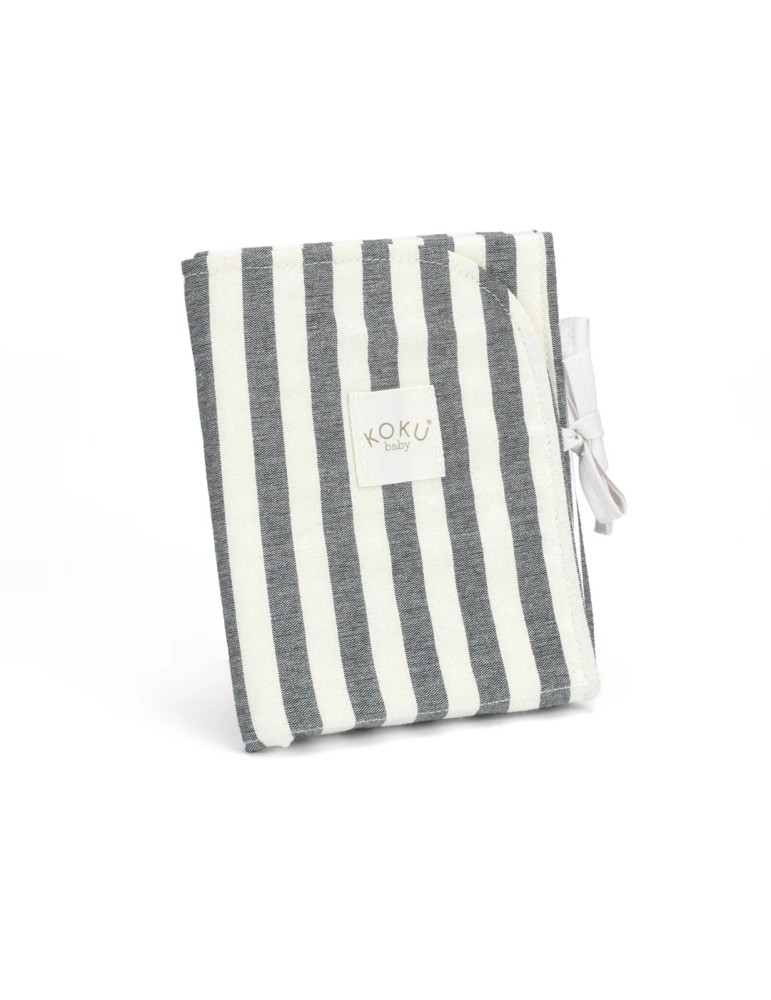 Cambiador Impermeable Stripe Gris 50x30