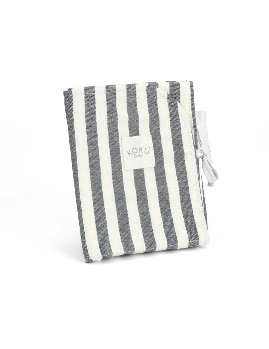 Cambiador Impermeable Stripe Gris 50x30