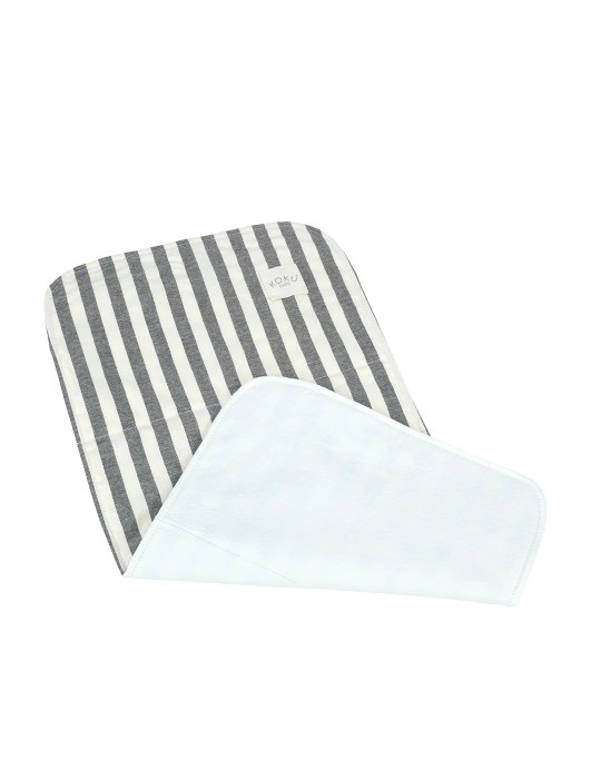 Cambiador Impermeable Stripe Gris 50x30