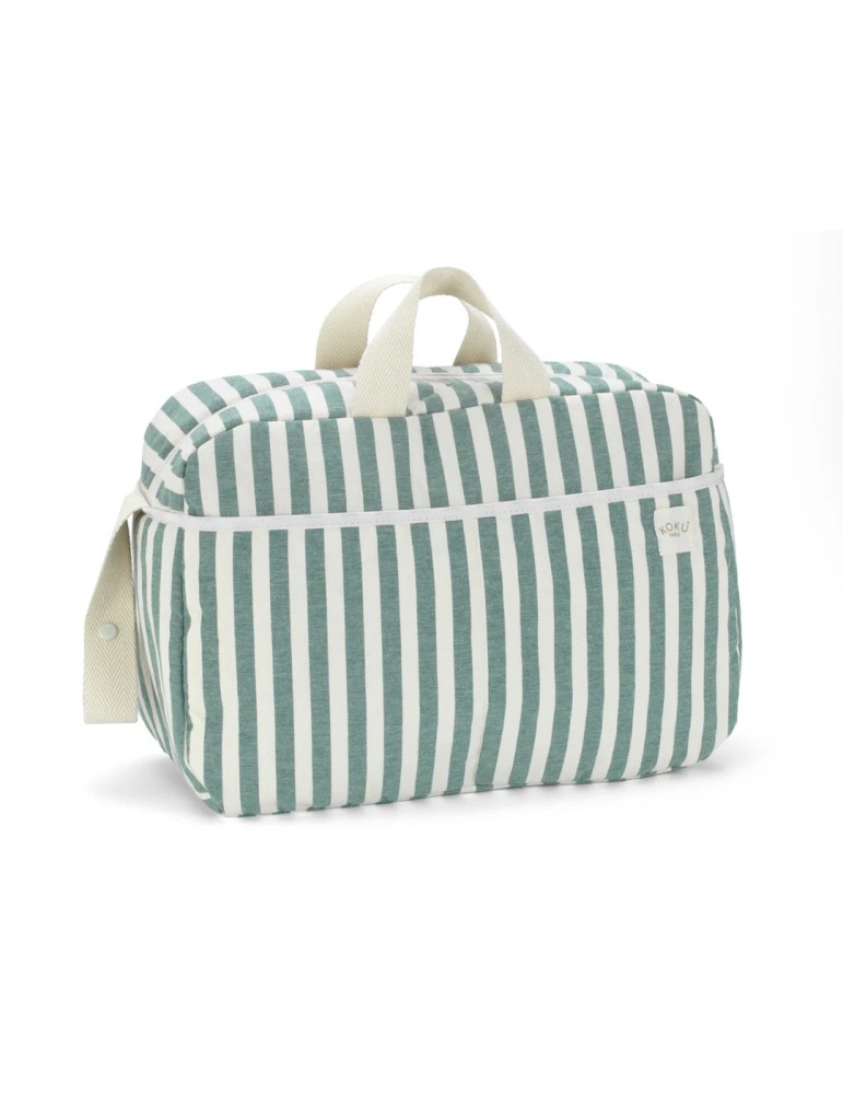 Bolso Maternidad Stripe Green Khaki 30x47
