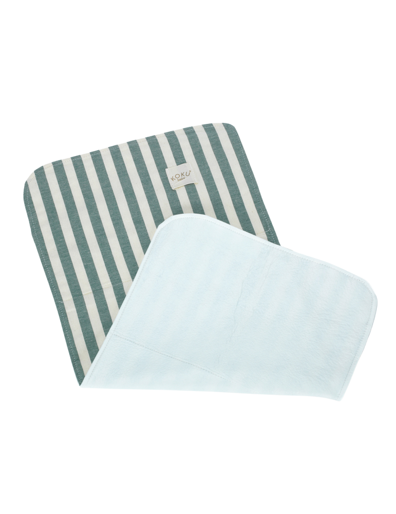 Cambiador Impremeable Stripe Green Khaki 50x30