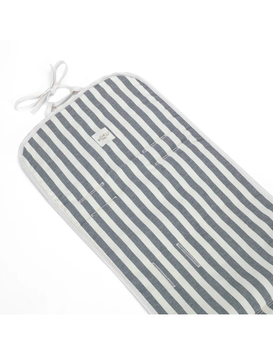 Colchoneta Paseo Stripe Navy Blue 85x34
