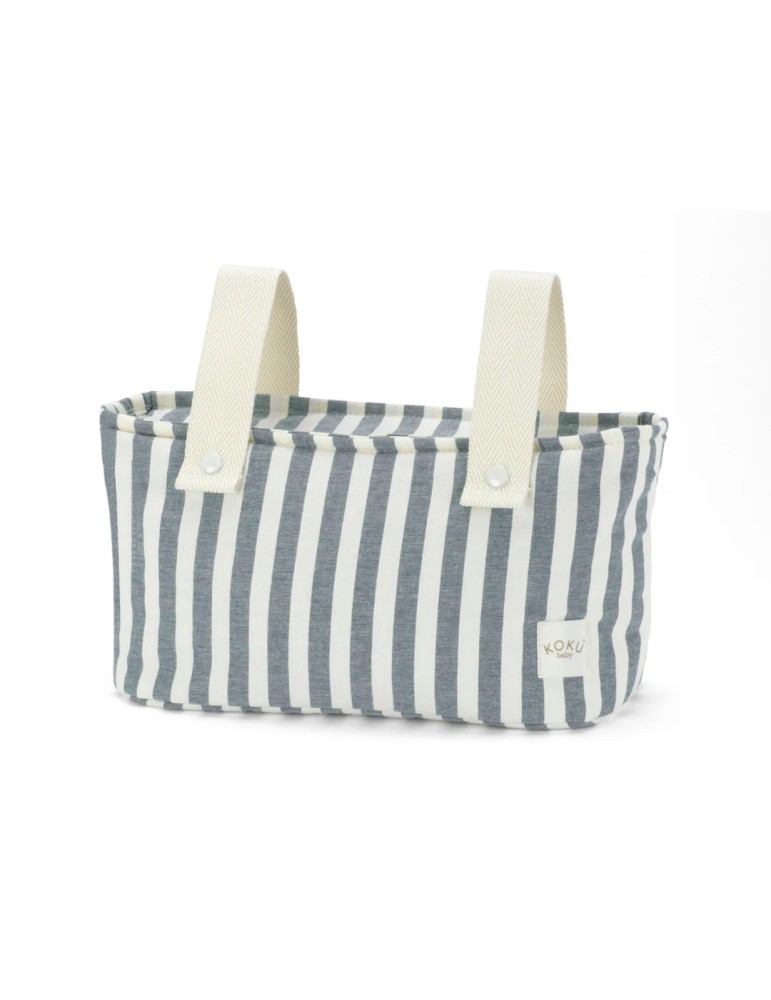 Bolso Mini Stripe Navy Blue 20x42