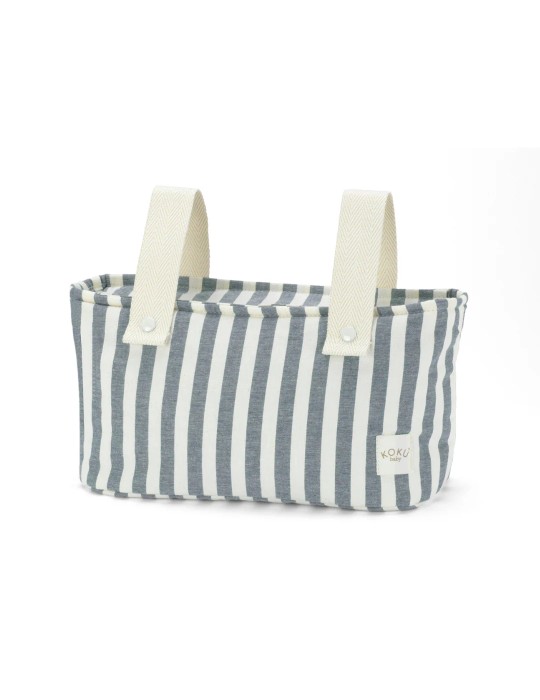 Bolso Mini Stripe Navy Blue 20x42