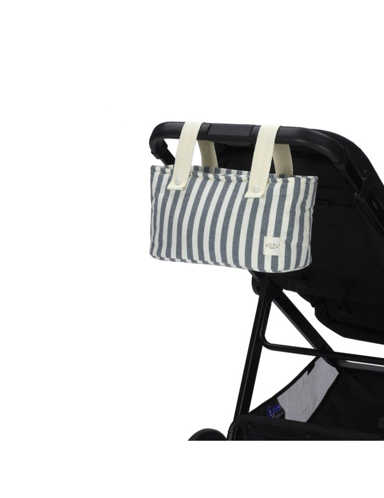 Bolso Mini Stripe Navy Blue 20x42
