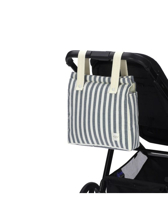 Bolso Panera Stripe Navy Blue 30x34