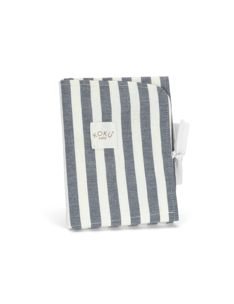Cambiador Impermeable Stripe Navy Blue 50x30