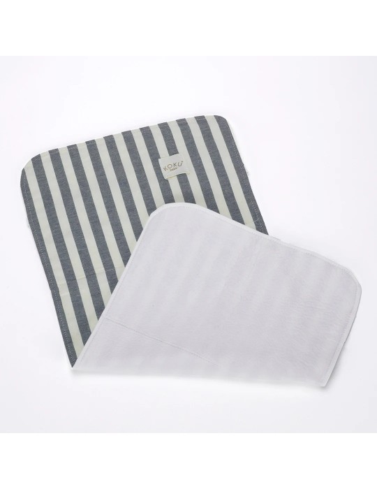 Cambiador Impermeable Stripe Navy Blue 50x30