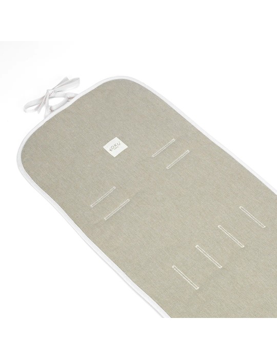 Colchoneta Paseo Stripe Solid Topo 85x36