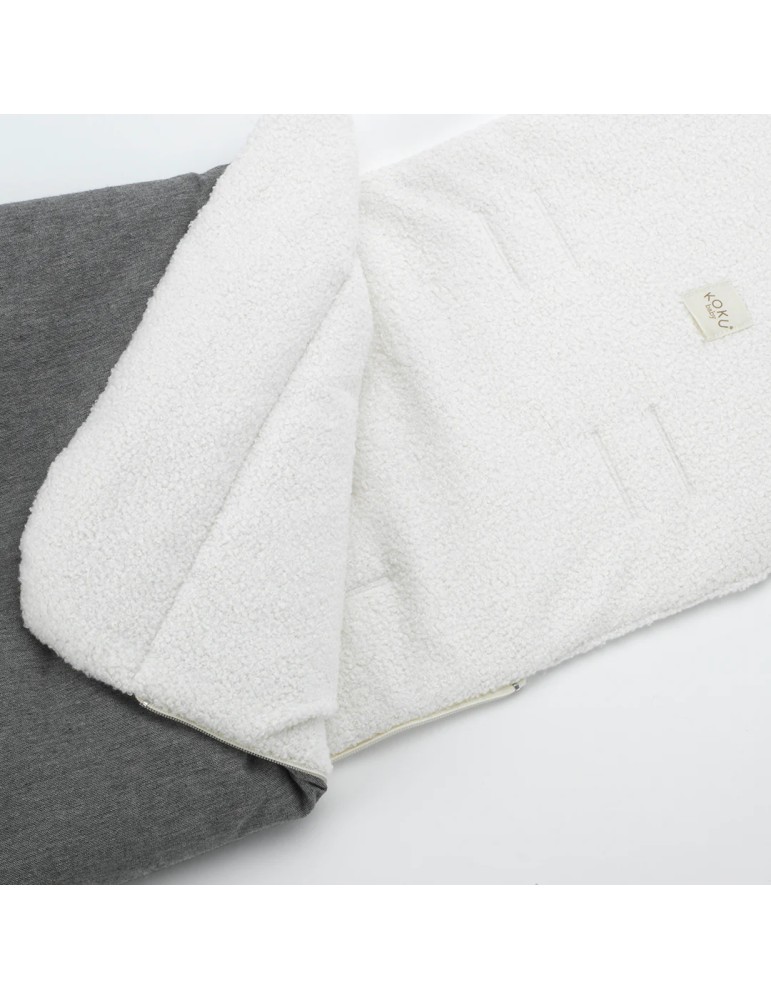 Saco Borreguito Solid Gris 95x35x80