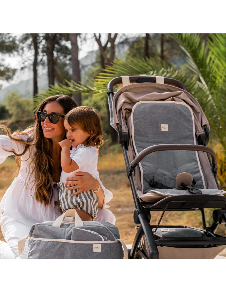 Colchoneta Paseo Solid Gris 85x37