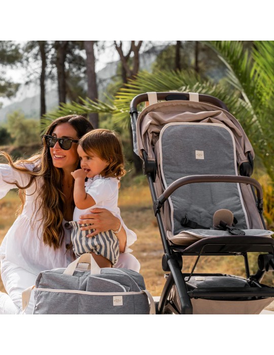 Colchoneta Paseo Solid Gris 85x37