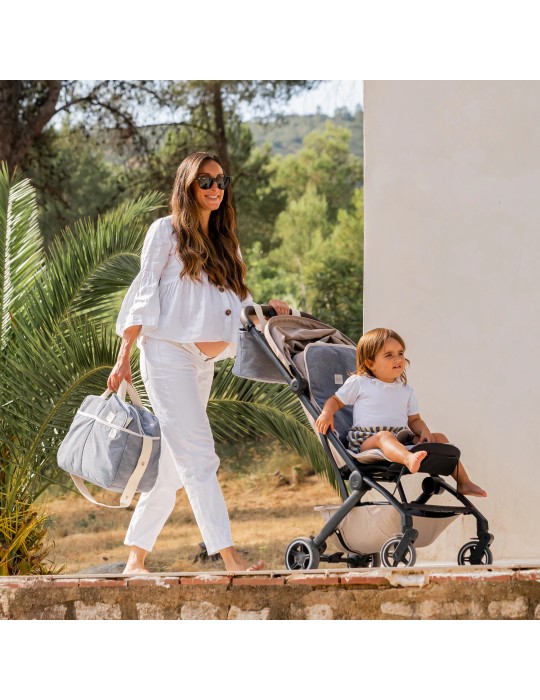 Colchoneta Paseo Solid Gris 85x37