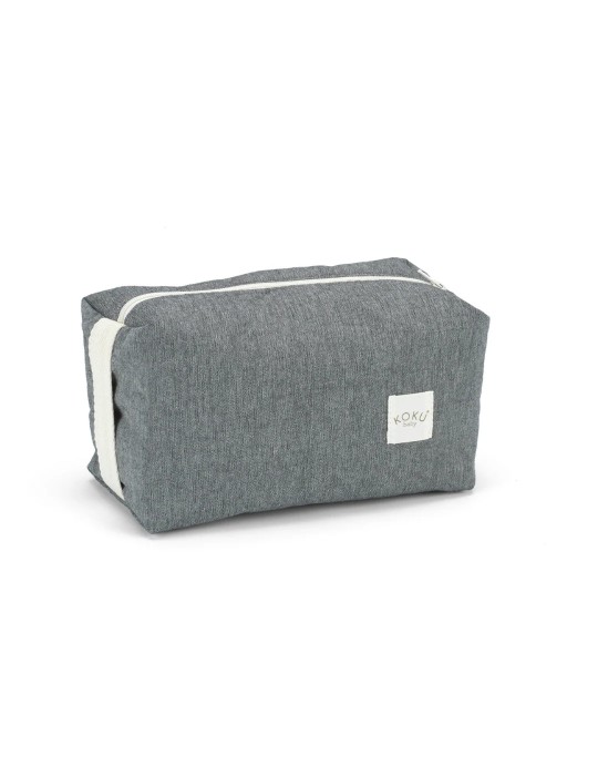 Neceser Solid Gris 20x28