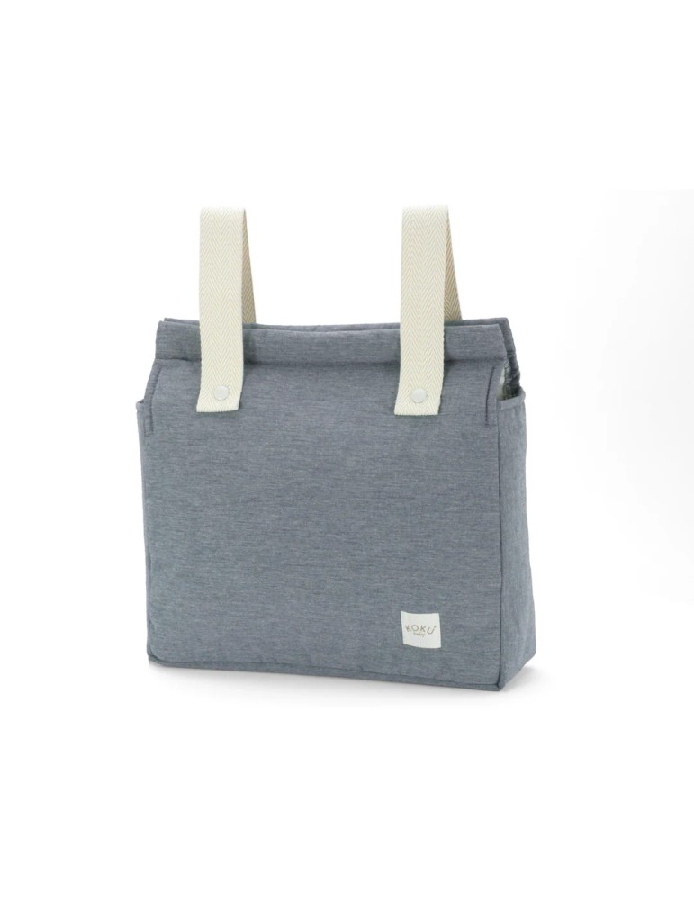 Bolso Panera Solid Navy Blue 30x34
