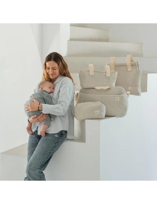Bolso Mini Waffle Topo 20x42