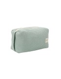 Neceser Waffle Mint 20x28