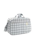 Bolso de Maternidad Vichy Gris 30x47