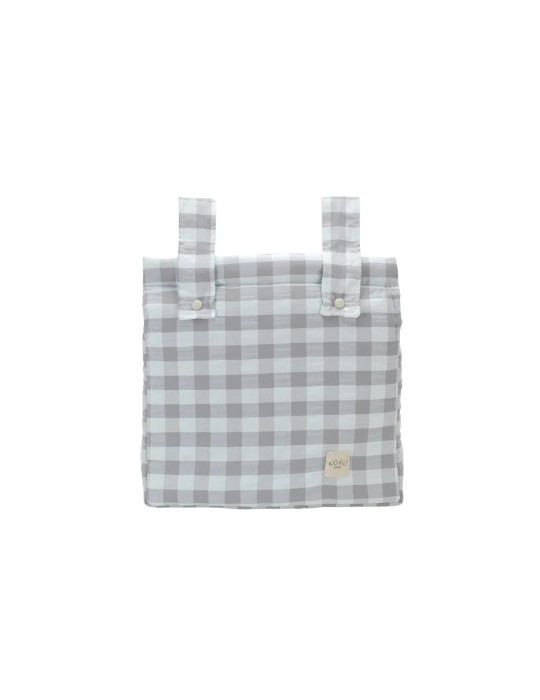 Bolso Panera Vichy Gris 30x34
