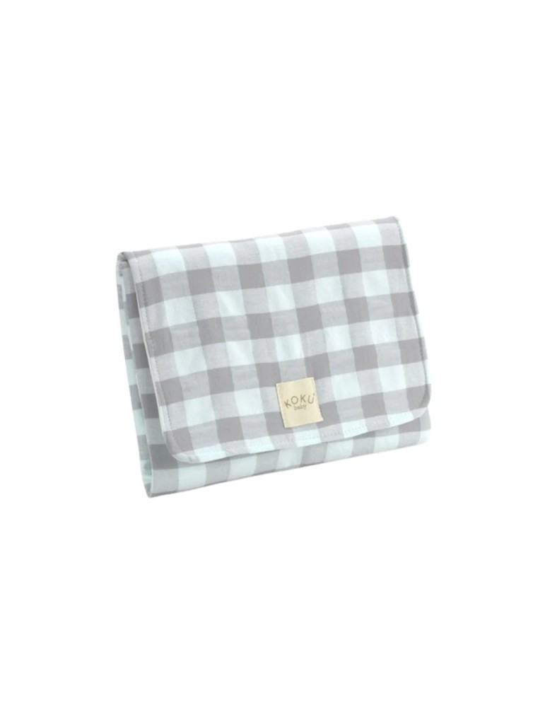 Cambiador Impermeable Vichy Gris 63x45
