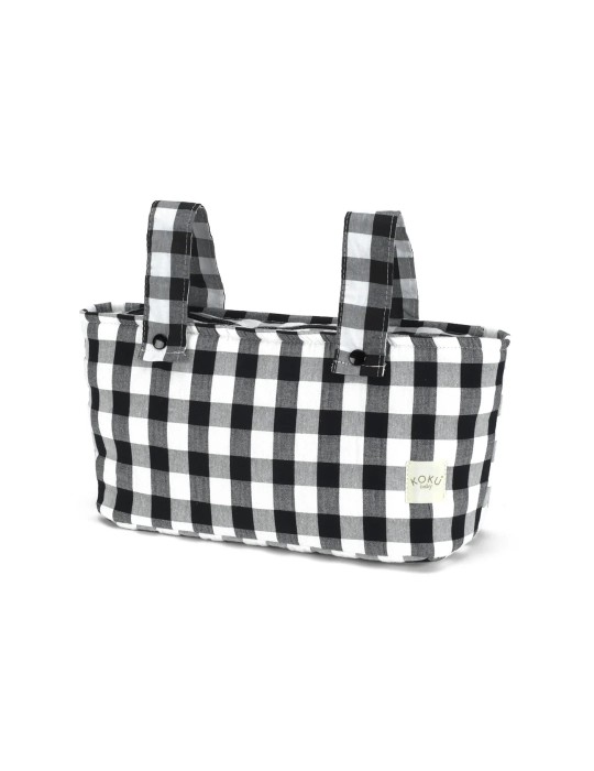 Bolso Mini Vichy Negro 20x42