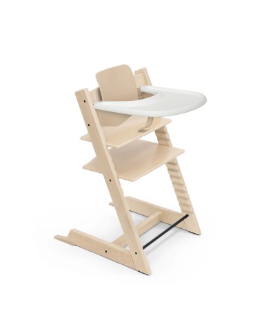 Pack Trona Tripp Trapp Madera Haya + Baby Set + Bandeja