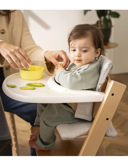 Pack Trona Tripp Trapp Madera Haya + Baby Set + Bandeja