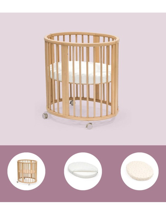 Pack Minicuna Sleepi + Colchón + Sábana Bajera